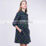 Z&M New Women Latest Fashion Dress Shirt Dress Cotton Dress thumbnail-5