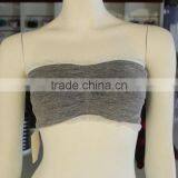 Seamless Knitting Lady Sexy Strapless Bra Tube Top thumbnail-1