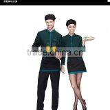 Juqian 2016 Custom Cheap Unisex Hotel and Restaurant Uniform for Waiters and Waitress Uniform thumbnail-4