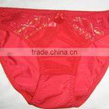 Women Sexy Full Briefs Red Panty Bikini High Quality thumbnail-1