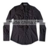 100% Cotton Design China Made Unique Design Dark Color Cafe Cotton Shirts thumbnail-4