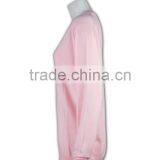 China Manufature 2015 Fitness Own Design Cardigan Pink Sweater thumbnail-3