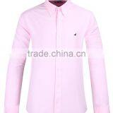 New Trend Oxford Men's Long Sleeve Solid Casual Shirt thumbnail-2