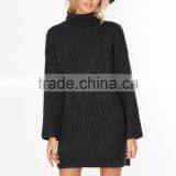 2017 New Design Turtle Neck Girls Sweater Dress thumbnail-3