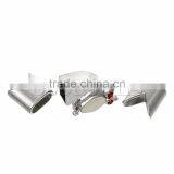 Hook Clasps Bracelet End Bar With Slider For Leather Bracelet Owl Halloween Silver Tone 19mm x 12mm 13mm x 13mm2 Sets thumbnail-1