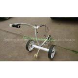 Germany High Grade White Stainless Steel Golf Trolley With Double Brushless Motors