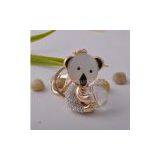 Crystal Cartoon Bear Key Chain Car Keychain Bag Buckle