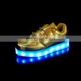 Factory Wholesale Led USB Charge Shoes Children Kids Casual Shoes Led Sneakers for Boys Girls thumbnail-3