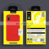 Ponch Series Liquid Silicone Coated PC Back Cover Case for IPhone X - Red thumbnail-3