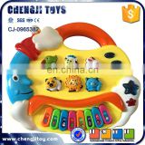 Lovely plastic piano musical instrument electronic toys for kids
