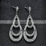 European Luxury Fashion Jewelry Crystal Fashion Drop Earring thumbnail-2