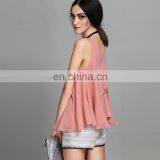 T-WV002 Summer Loose Chiffon Sleeveless Women Vests thumbnail-1