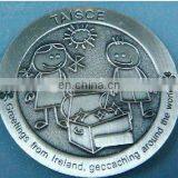 Cute Girl and Boy Funny Coin