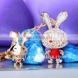 BUNNY RHINESTONE KEYCHAIN FOR GIRLS