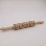 Chick Pattern Wooden Rolling Pin, Made of Chinese Cherry