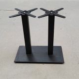 2020 new model industrial furniture double column powder coating casting iron table bases