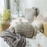 Handmade Ins Soffa Pillow Knots Pillow Acrylic Yarn Chunky Yarn Pillow thumbnail-2