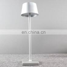 Adjustable Light IP54 Waterproof Led Dinner Table Lamp Rechargeable Outdoor Restaurant Desk Lamp for Hotel