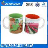 Manufacturer Wholesale 11oz Top Grade Inner Colourful Ceramic Sublimation Mug thumbnail-3
