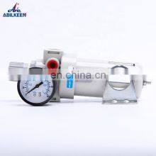 BFR2000-4000 Air Source Treatment Aluminum Different Pressure Drain Compressed Pneumatic Air Filter Regulator With Gauge thumbnail-4