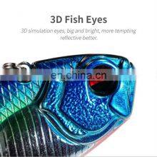 6.1cm 16g 8 Colors Saltwater Mandarin Fish Bait With Treble Hook and Strong Bicyclic Ring Bionic VIB Bait Fishing thumbnail-3