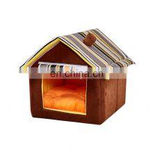 Hot Sale Soft Warm Cute Detachable Easy Wash Customized Luxury Pet Cages Carriers Houses Animal Indoor thumbnail-2