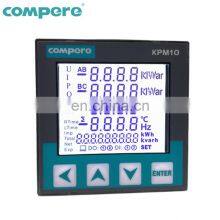 Three Phase Intelligent Energy Meter Measure 3 Phase Power Parameters LCD Display