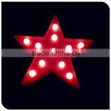 Warm White Led Motif Big Star Christmas Light Decoration Light