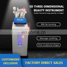2022 Newest 6 in 1 Face Lift 80k Ultrasonic Cavitation System 5D Carving Instrument Rf Vacuum Slimming Machine thumbnail-4