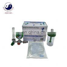 HG-IG High Quality Medical Oxygen Regulator Oxygen Flowmeter With Humidifier Bottle & Oxygen Cannula/Mask