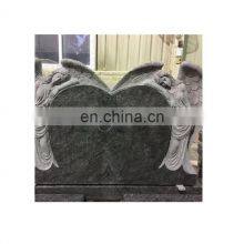Angel Carving Bahama Blue Granite Tombstones and Monuments thumbnail-1