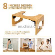 Bathroom Squatting Urinal Adjustable Bamboo Squatting Toilet Stool thumbnail-5