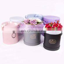 Paper Flower Box Round Cardboard Flower Box for Rose Flower Packaging thumbnail-2