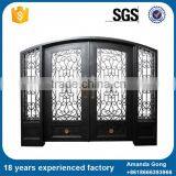 Finely Processed Single Wrought Iron Sliding Entry Doors thumbnail-2