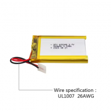 Chinese Battery Suppliers Wholesale UFX 603048 900mAh 3.7V Rechargeable Batteries thumbnail-4