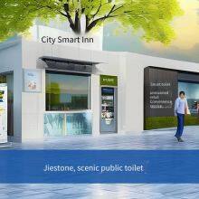 One-piece Mobile Toilet and Restroom, Municipal Finished Ecological and Environmentally Friendly Restroom, Prefabricated Public Toilet for Scenic Areas, Manufacturer thumbnail-3