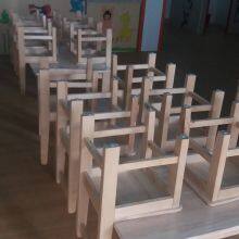 Customized Kindergarten Furniture, Solid Wood Schoolbag Racks, Children's Schoolbag Cabinets, Tabletop Toys thumbnail-2