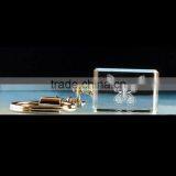 3d Laser Engraving Crystal Keyring Luxury Butterfly Crystal Key Chain for Gifts