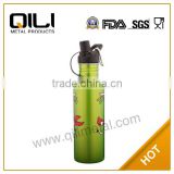 500ml insulated stainless steel sports bottle with painting