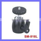 1/4'' Hot Shoe Mount Stand Adapter Mini All-Metal Ball Head for Monopod Tripod Light Stand thumbnail-1