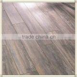 heavey residenstial handscraped with oak real wood grain surface 12mm lamiante flooring