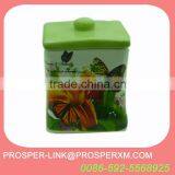 Green Square Ceramic Canister