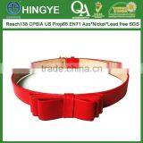 PU Flower Bow Belt for Kids --- H1412055 thumbnail-1