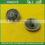 20mm High Quality Anti-silver NF Color Metal Shank Button -- MJ1543