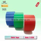 Heat Resistance/ Good Quality Colour Industrial Adhesive Cloth Tape/Rubber Tape