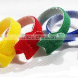 Soft Custom Colour Available Adjustable Hook and Loop Wire Cable Tie thumbnail-1