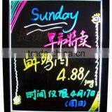 Edgelight AF32A Customized Wholesale Best Quality RGB Flashing Colored Neon Dry Erase Boards Advertising Light Chalk Boards thumbnail-3