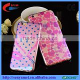 lastest design luxury ultra thin tpu heart case for iphone 6 6s 4.7