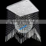 Modern Contemporary Flush Mount Crystal Drop Chandeliers Lighting Pendant Hanging Lamps Light Fixtrure CZ8070/15