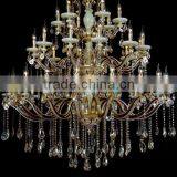 Modern Luxury Hotel Lobby Crystal Chandelier Pendant Hanging Lamp Light Lighting CZ5025/36 thumbnail-1